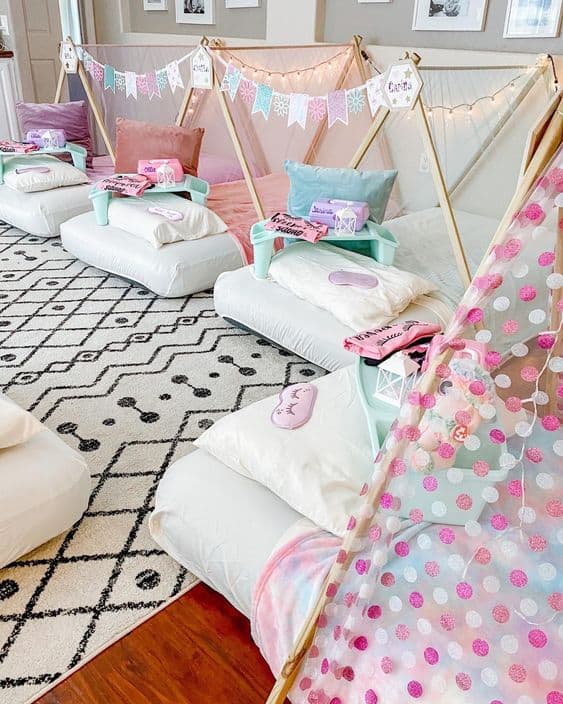 20 Girls Sleepover Party Ideas Lady Celebrations