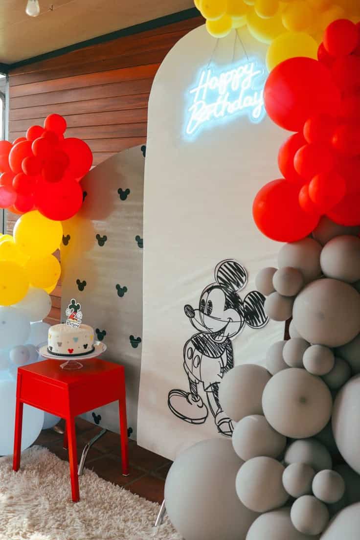 20 Mickey Mouse Birthday Party Ideas - Lady Celebrations